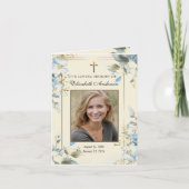 Begrafenisfoto Katholiek Gebed Dank u Notitiekaartje (Voorkant)