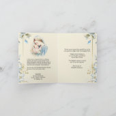 Begrafenisfoto Katholiek Gebed Dank u Notitiekaartje (Binnen)