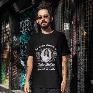 Begrafenisfoto Memorial: Aangepaste Shirten met fo T-shirt