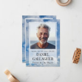 Begrafenisfoto Onthoud mij Gebed Kaart Notitiekaartje (Voorkant / Achterkant in situ)