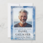 Begrafenisfoto Onthoud mij Gebed Kaart Notitiekaartje (Voorkant)