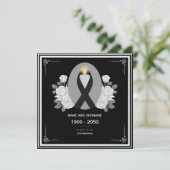 begrafenisgebed kaart (Staand voorkant)