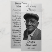 Begrafenisgebed Kaart | Eeuwig van jou (Voorkant / Achterkant)