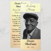 Begrafenisgebed Kaart | Eeuwig van jou (Voorkant / Achterkant)