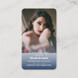 Begrafenisgebed Kaarten - Viering van het leven Me Visitekaartje