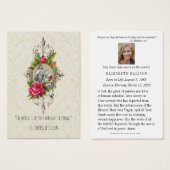 Begrafenisgebed St. Therese Visitekaartje (Voorkant /achterkant)