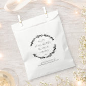 Begrafenisgeschenk krans scatter zaadzak bedankzakje (Geknipt)