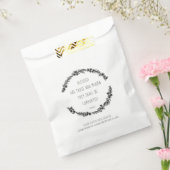 Begrafenisgeschenk krans scatter zaadzak bedankzakje (Gezegeld)