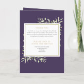 Begrafenisgroen Memorial Order Of Service Vouw Programma (Achterkant)