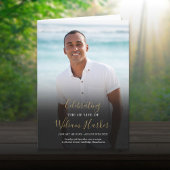 Begrafenisherdenking Orde van de Dienst Foto Programma