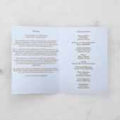 Begrafenisherdenking Orde van Dienst Tribute Programma (Binnen)