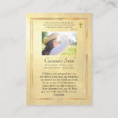 Begrafenisicoon orthodoxe Christelijke Kaart Plaatskaartje (Achterkant)