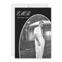 Begrafenismonument Eenvoudig zwart wit foto