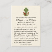 Begrafenismonument Iers Keltisch Kruis Maria Jezus Visitekaartje