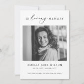 Begrafenismonument in liefdevolle herinnering Symp Bedankkaart (Voorkant)