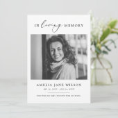 Begrafenismonument in liefdevolle herinnering Symp Bedankkaart (Staand voorkant)