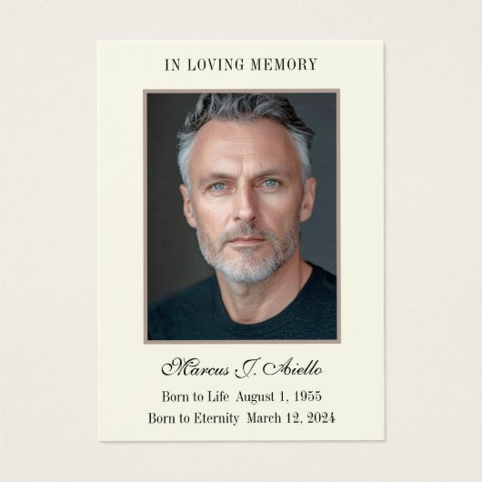 Begrafenismonument Maria Gebed Heilige Kaart (Voorkant)