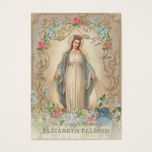 Begrafenismonument Mary Fotogebed Kaart (Voorkant)