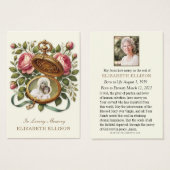 Begrafenismonument Religieuze foto Gebed Kaart (Voorkant /achterkant)