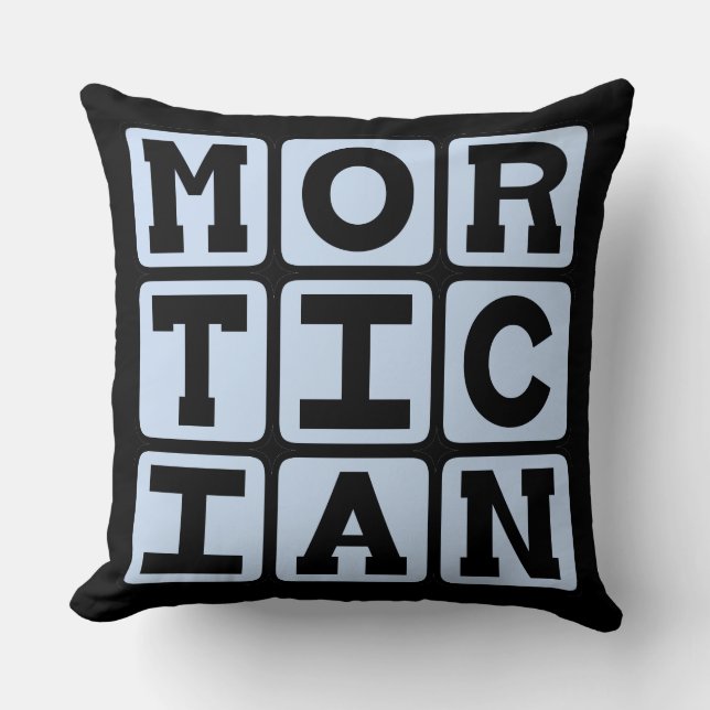 Begrafenisondernemer, Directeur Funeraire Dienst Kussen (Voorkant)
