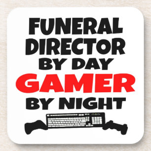 Begrafenisondernemer Gamer Bier Onderzetter