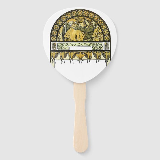 begrafenisondernemer handwaaier (Achterkant)