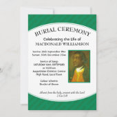 BEGRAFENISPLECHTIGHEID | Foto | Green | begrafenis Kaart (Voorkant)