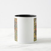 begrafenisproces met graafmachines mok (Midden)