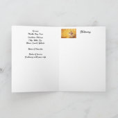 Begrafenisprogramma Aangepaste Waterverf Wren Bird Programma (Binnen)