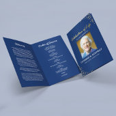 Begrafenisprogramma| Blue Gold-serviceorder Programma