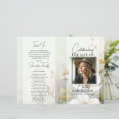 BegrafenisPROGRAMMA Memorial Wildflowers Dank | FO (Staand voorkant)