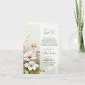 BegrafenisPROGRAMMA Memorial Wildflowers | FOTO Kaart (Achterkant)