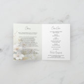 BegrafenisPROGRAMMA Memorial Wildflowers | FOTO Kaart (Binnen)