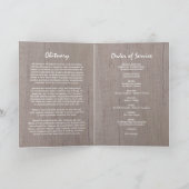 Begrafenisprogramma| Orbituire soonbloem Programma (Binnen)