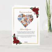 Begrafenisprogramma - Rode Rozen en Gouden Grens Programma (Achterkant)