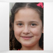 Begrafenisprogramma service in onze harten donker  drieluik programma (Binnenkant midden)