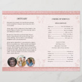 Begrafenisprogramma Sjabloon voor kinderen (Achterkant)