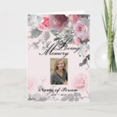 BegrafenisProgramma van de Rozen van het baby het Programma (Voorkant)