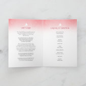 Begrafenisprogramma volgorde van service red rose programma (Binnen)