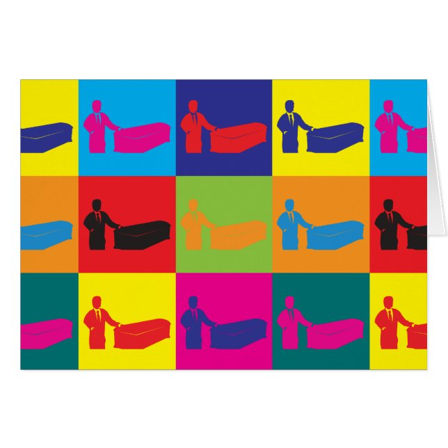 Begrafenissen Pop Art (Voorkant Horizontaal)