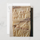 Begrafenisstele, uit Jemen Briefkaart (Voorkant / Achterkant)