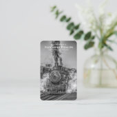 Begrafenisstoomtrein Memorial Gebed Sympathie Card Visitekaartje (Staand voorkant)