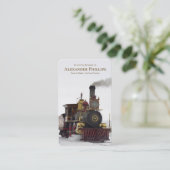 Begrafenisstoomtrein Memorial Gebed Sympathie Card Visitekaartje (Staand voorkant)
