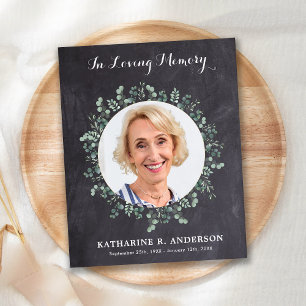 Begrafenissympathie bedankt je creditcard Eucalypt