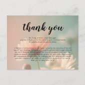 Begrafenissympathie Dank u kaart (Voorkant)