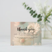 Begrafenissympathie Dank u kaart (Staand voorkant)