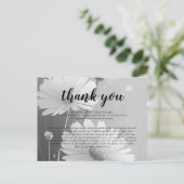 Begrafenissympathie Dank u kaart (Staand voorkant)