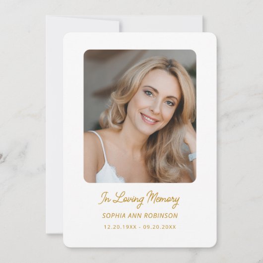 Begrafenissympathie Memorial Prayer Herdenking Kaa Kaart (Voorkant)