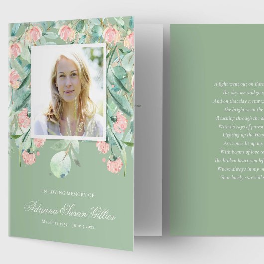 Begrafenissympathie Viering van het leven Kaart