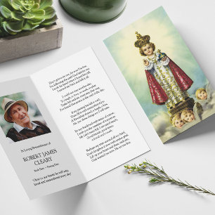 Begrafenisverlies Baby Praag Gebed Sympathie Kaart